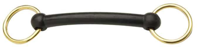 Brass Ring Nylon Snaffle Bit