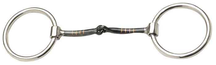Zilco Thin Mouth Sweet Iron Snaffle With Copper Inlay