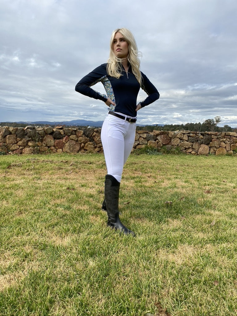 Kensington Equestrian Rayna Long Sleeve Performance Top