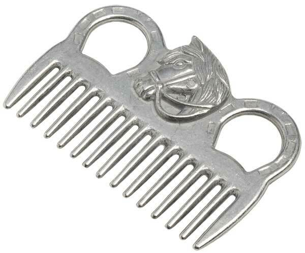 Aluminium Mane Comb - Horse Head (312812)