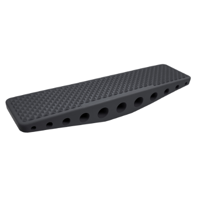 Rubber Grooming Shedder - Black