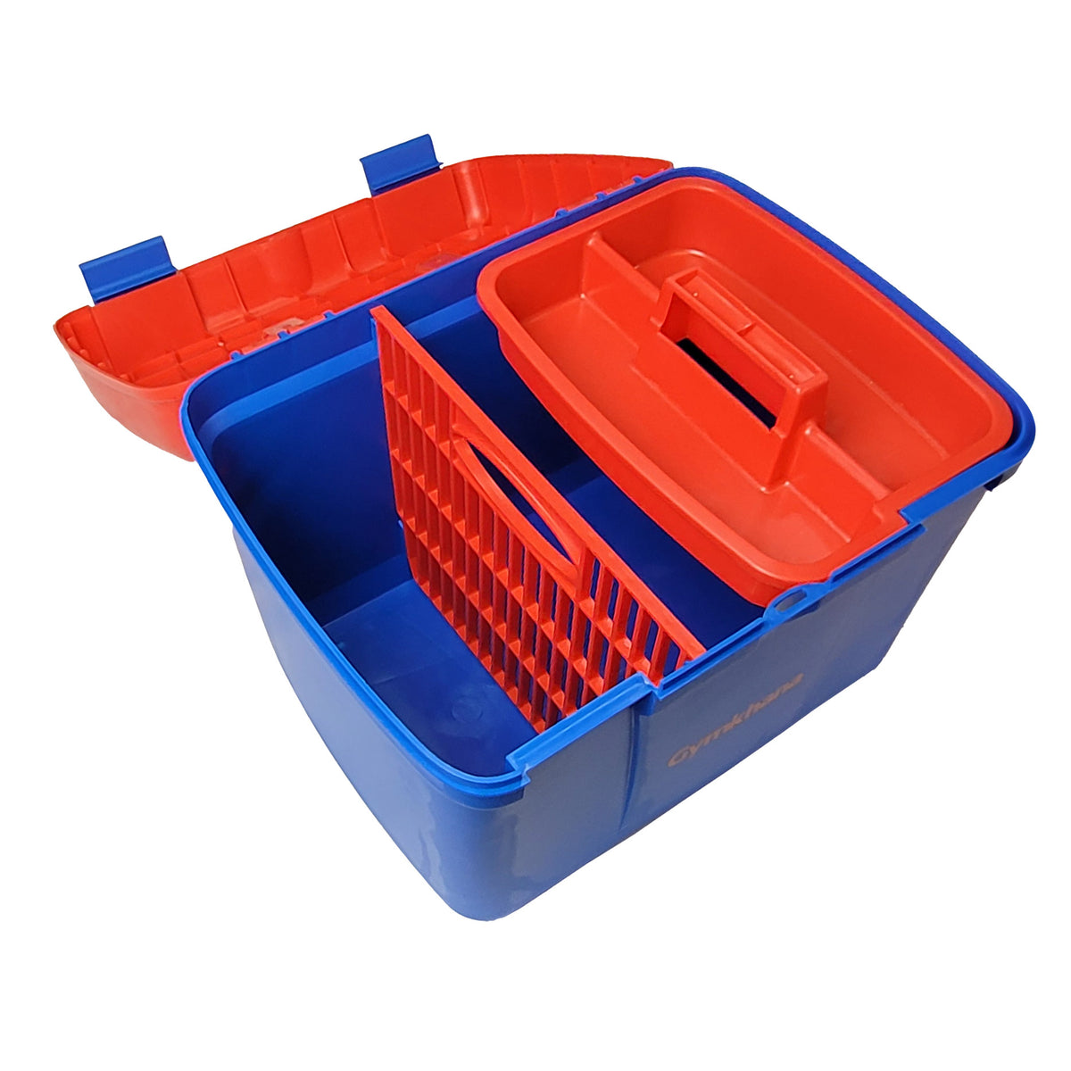 Zilco Deluxe Step-Up Grooming Box - Blue/Red