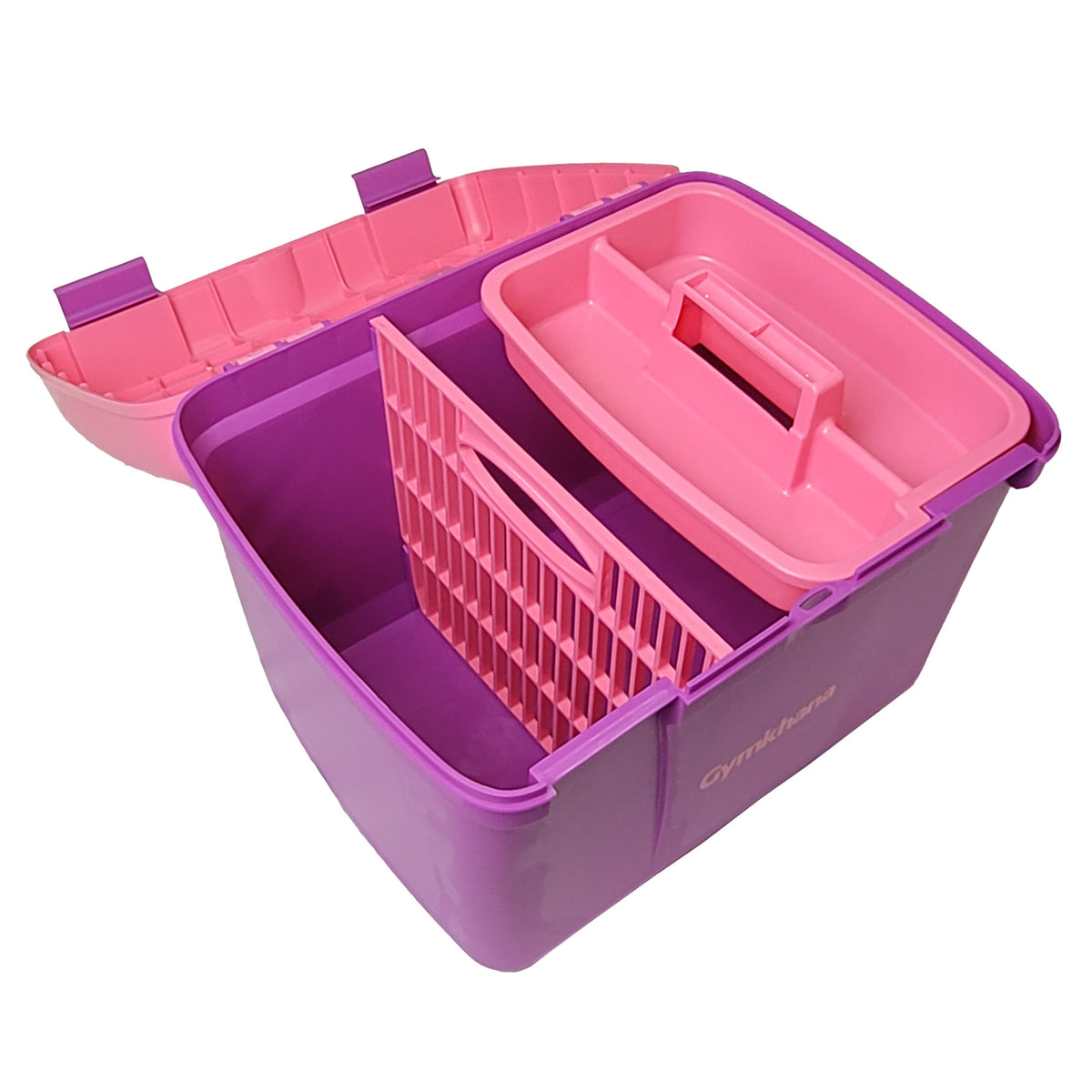 Zilco Deluxe Step-Up Grooming Box - Pink/Purple