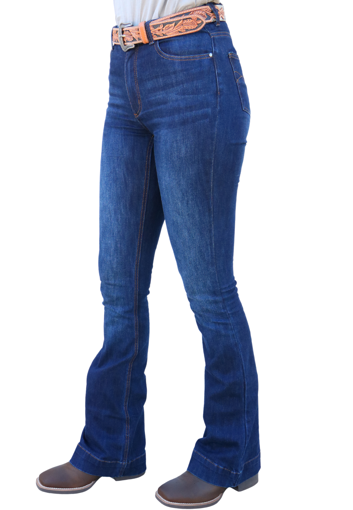Newmarket Bonnie High Waisted Jean - Dark Wash