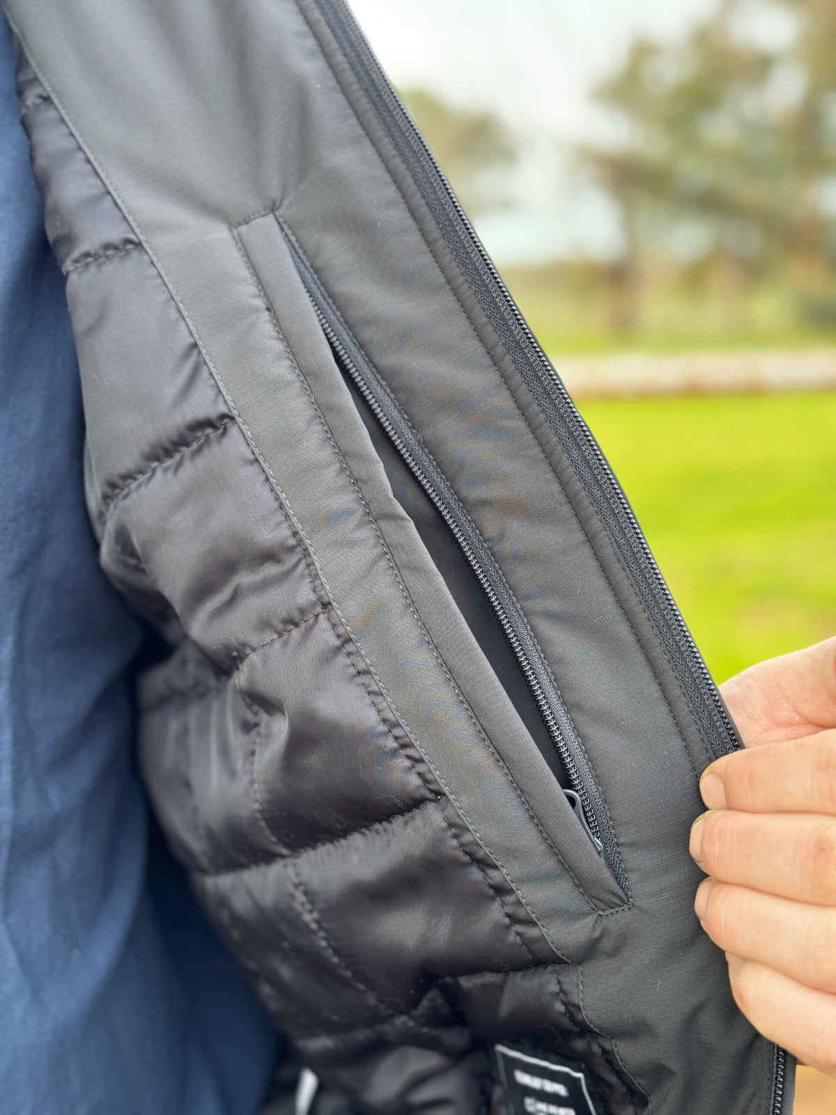 Newmarket Longreach Uni-Sex Bomber - Charcoal