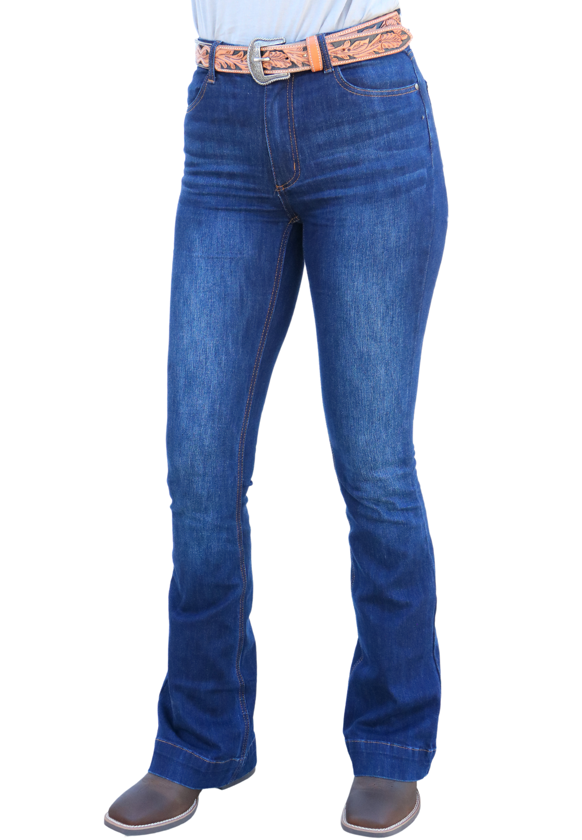 Newmarket Bonnie High Waisted Jean - Dark Wash
