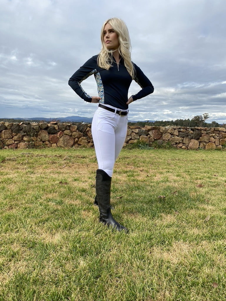 Kensington Equestrian Rayna Long Sleeve Performance Top
