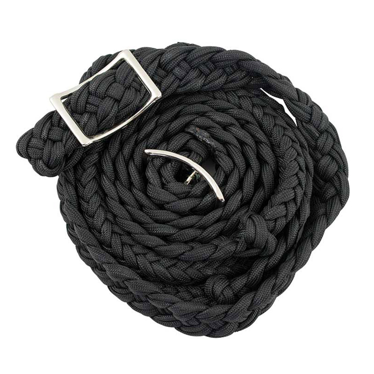 Zilco Braided Barrel Reins –Black