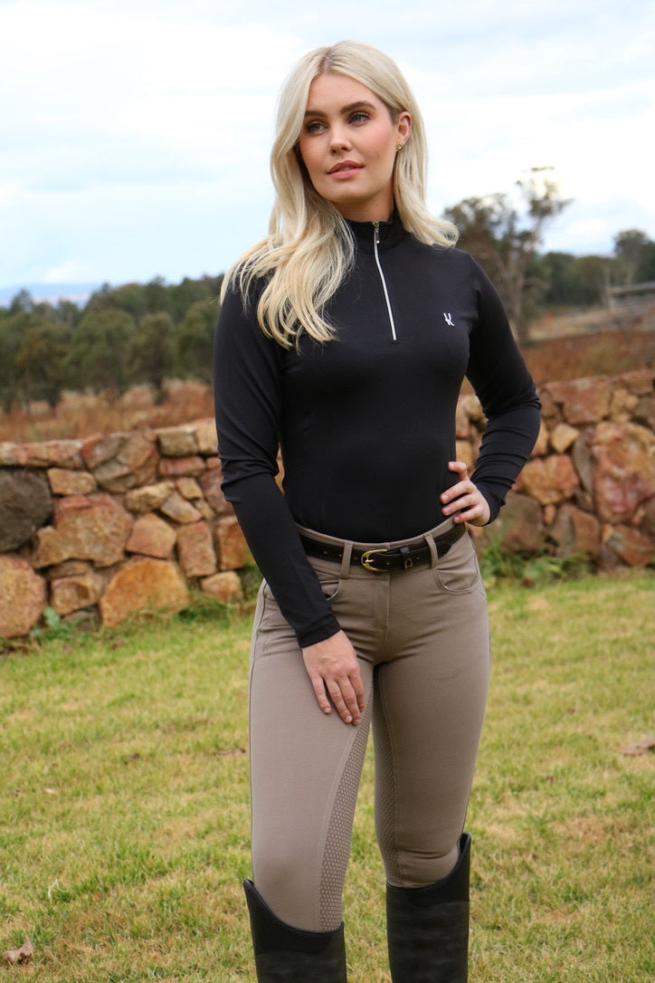 Kensington Equestrian Rayna Long Sleeve Performance Top