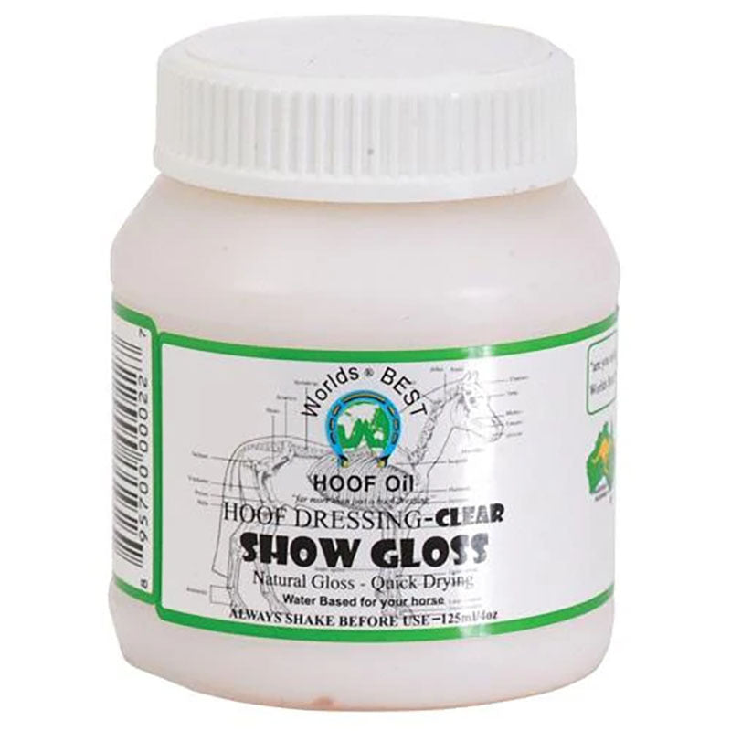 World’s Best Hoof Oil – Show Gloss – Clear