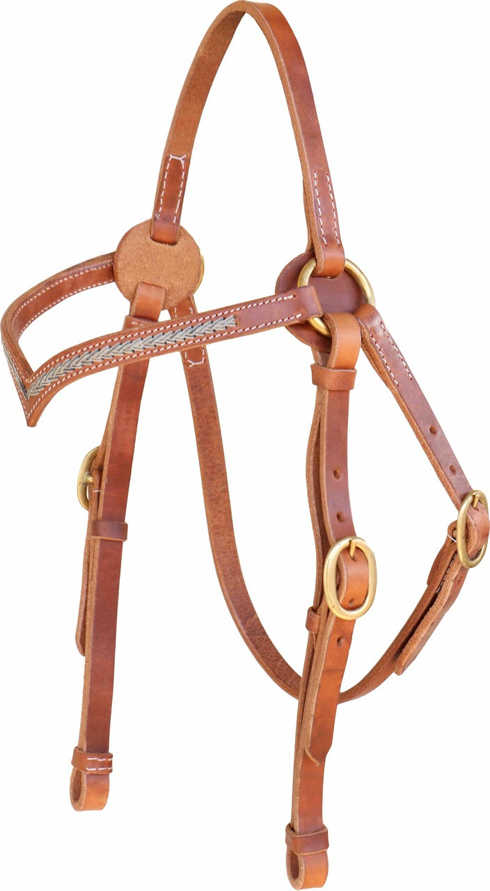 Calgary V Brow Barcoo Bridle - Tan #AK863