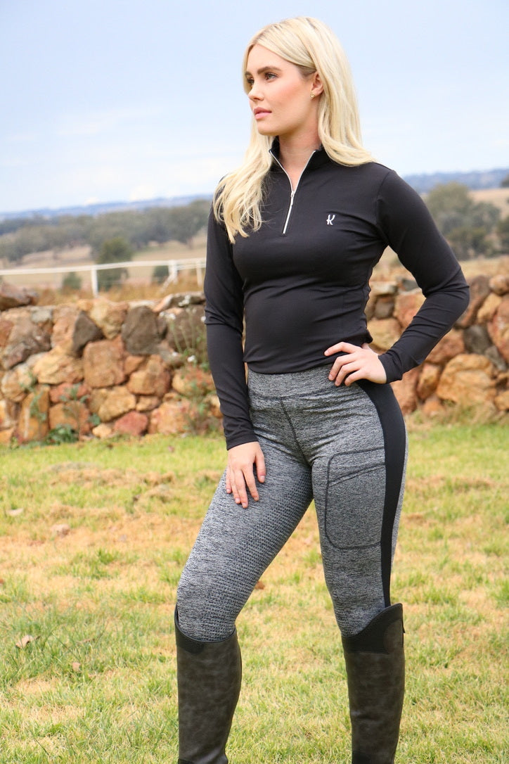 Kensington Equestrian Rayna Long Sleeve Performance Top