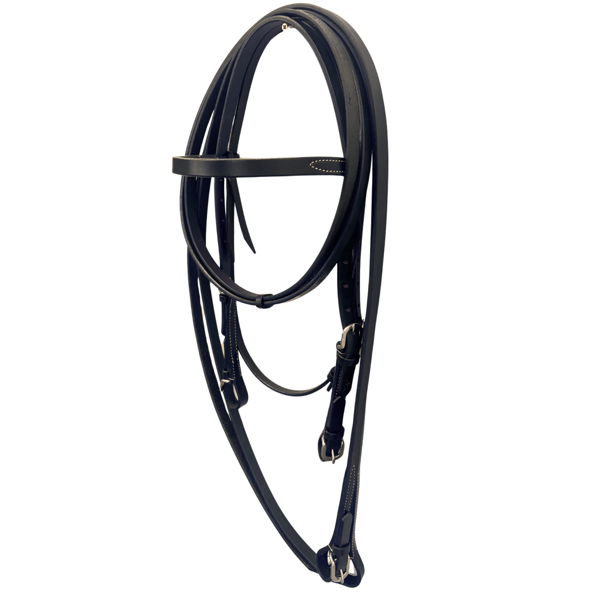 Calgary Plain Western Bridle With Matching Reins - #2612