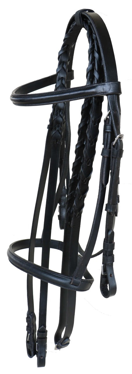 Cambridge Cavesson Bridle With Laced Reins
