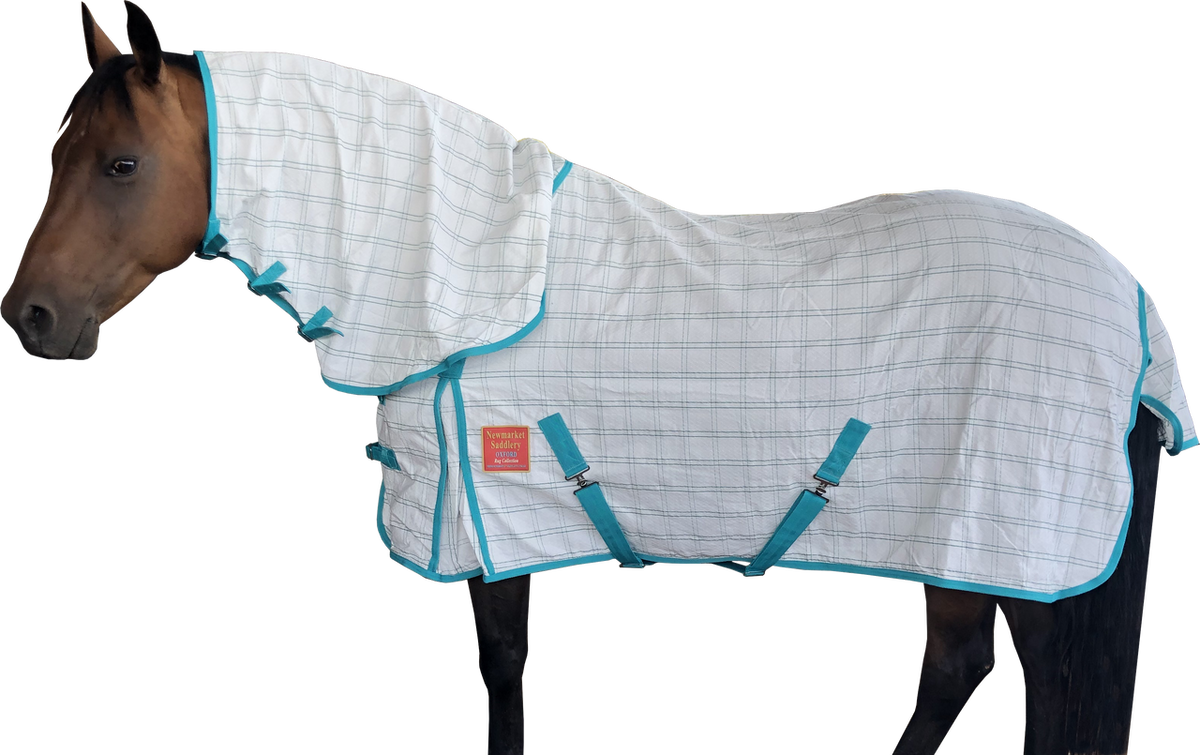 Exclusive Oxford Equest Honey Comb Ripstop Cotton Combo – Teal
