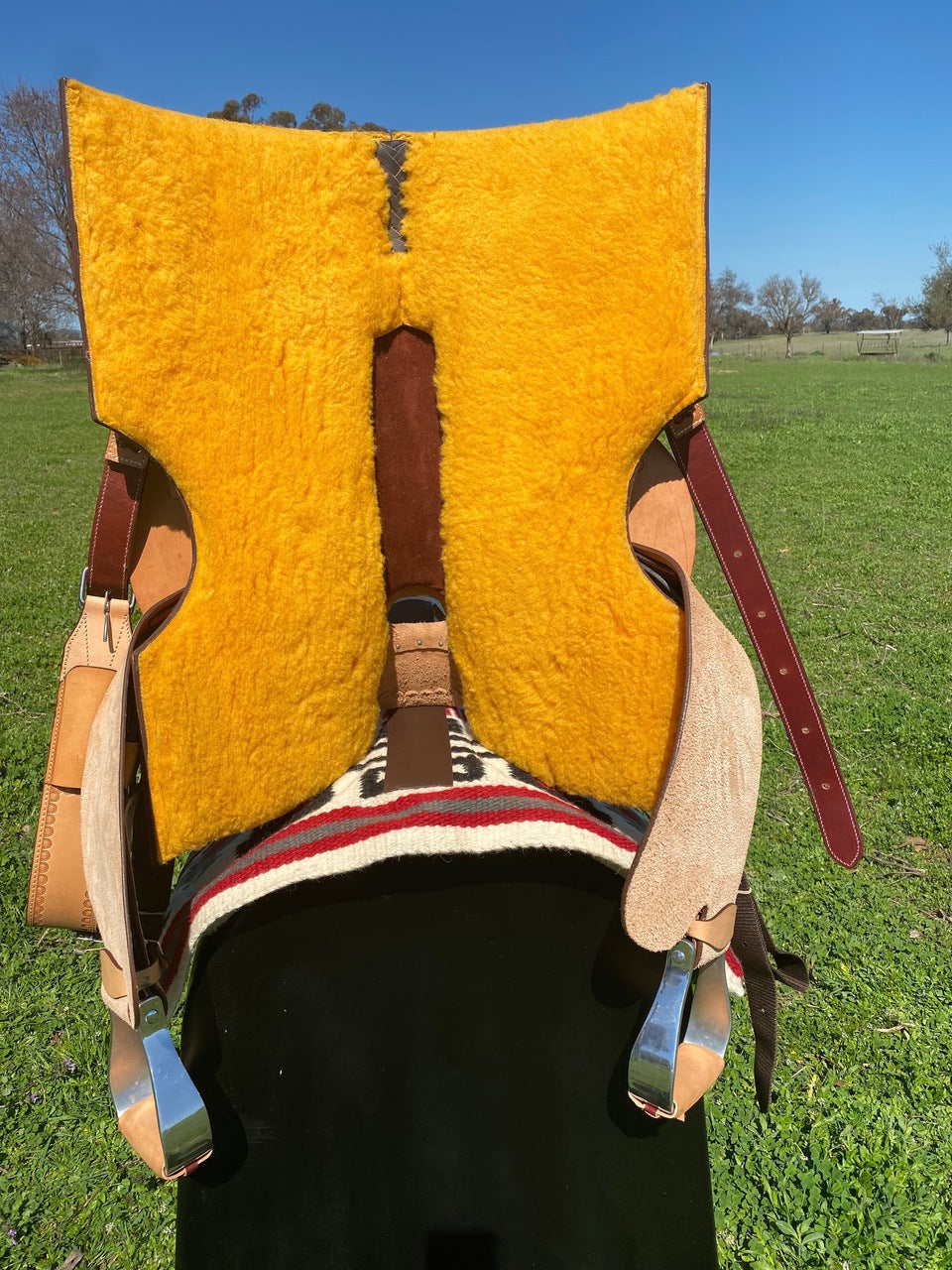 Calgary Balance Full Rough Out Pleasure Saddle