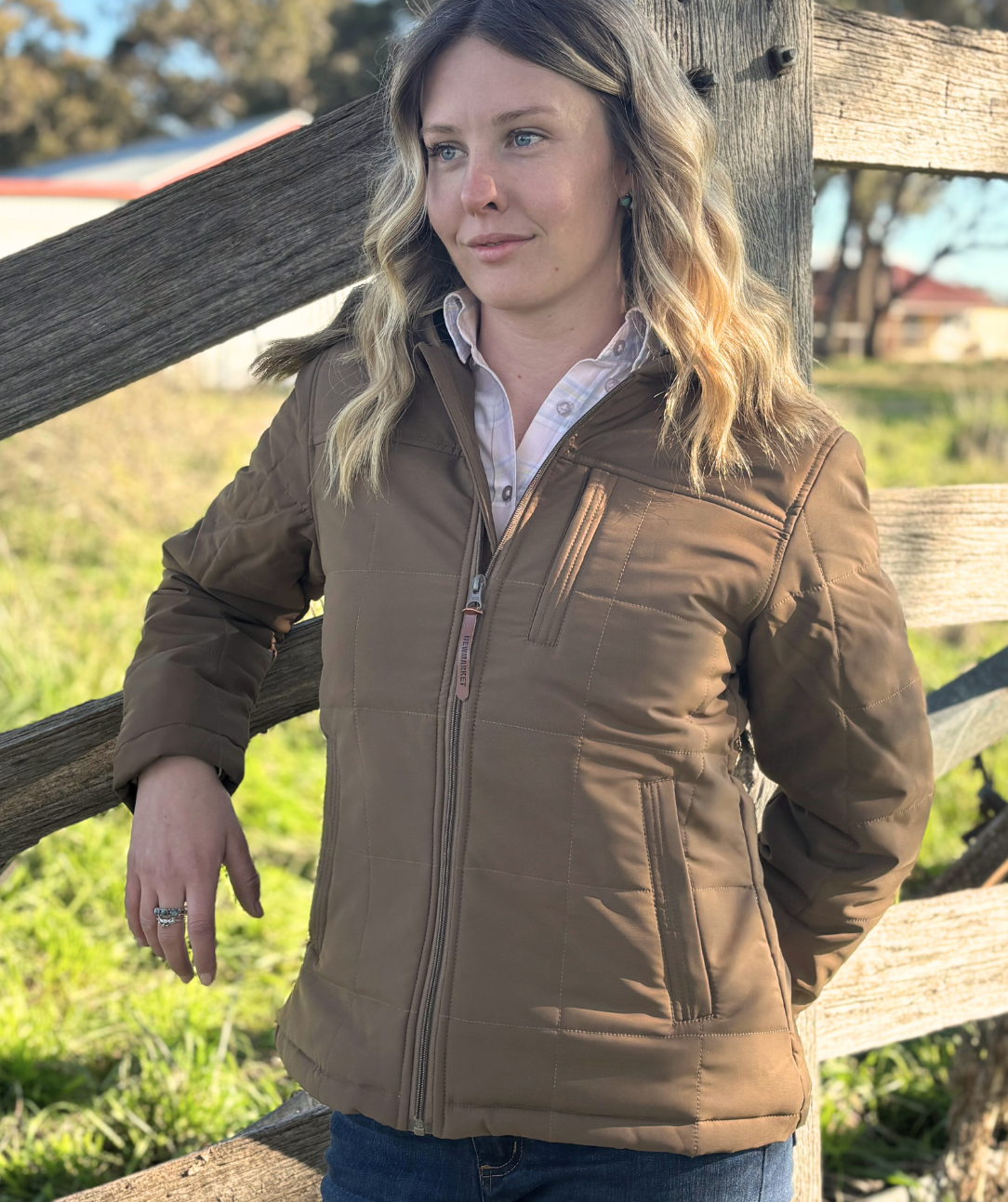 Newmarket Sierra Women’s Puffer Jacket – Tobacco