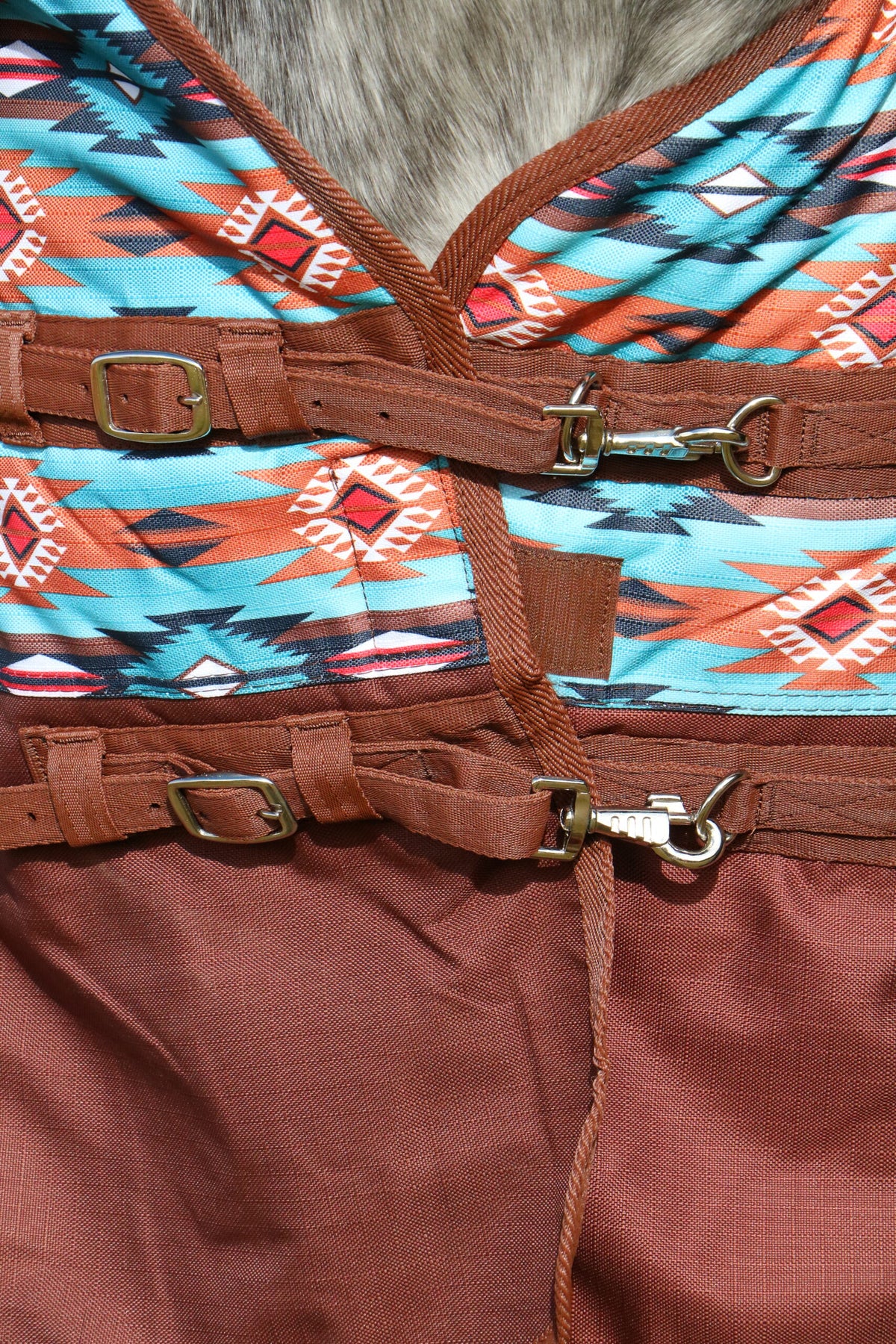 1200 Denier Navajo Print 220 Gram Polyfill Synthetic Paddock Combo