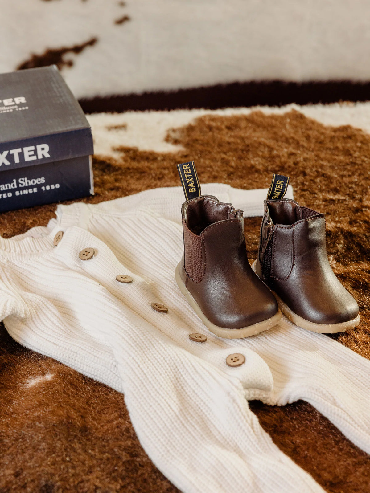 Baxter Baby Work Boots - Brown