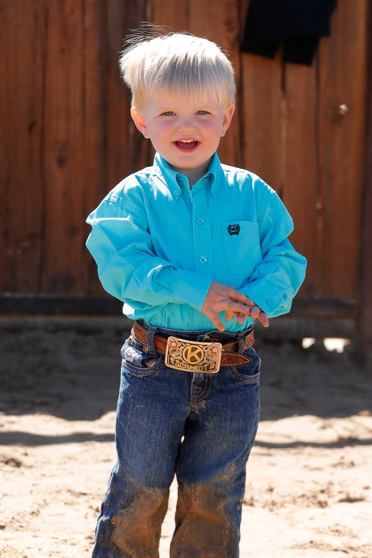 Cinch Toddler's Turquoise Shirt - 374