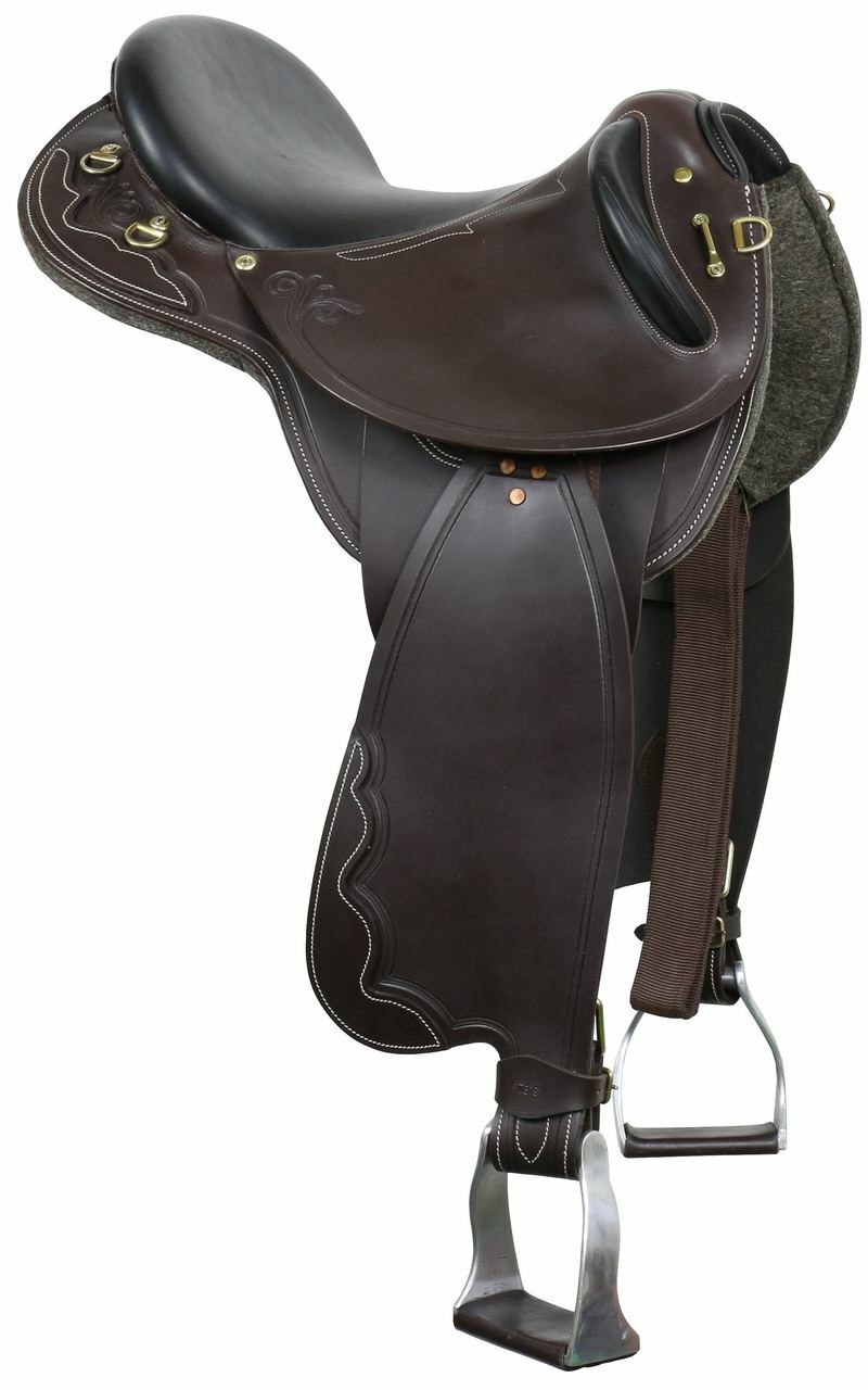 N.R.D Leather Campdraft Swinging Fender Saddle
