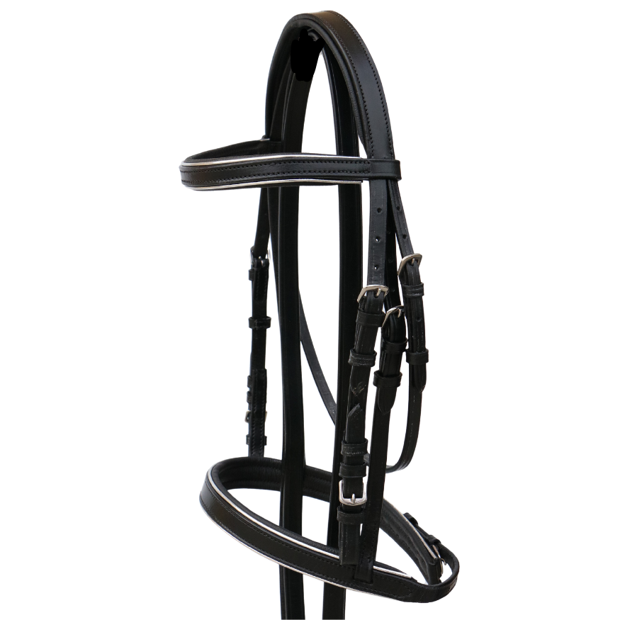 Piped Cavesson Bridle