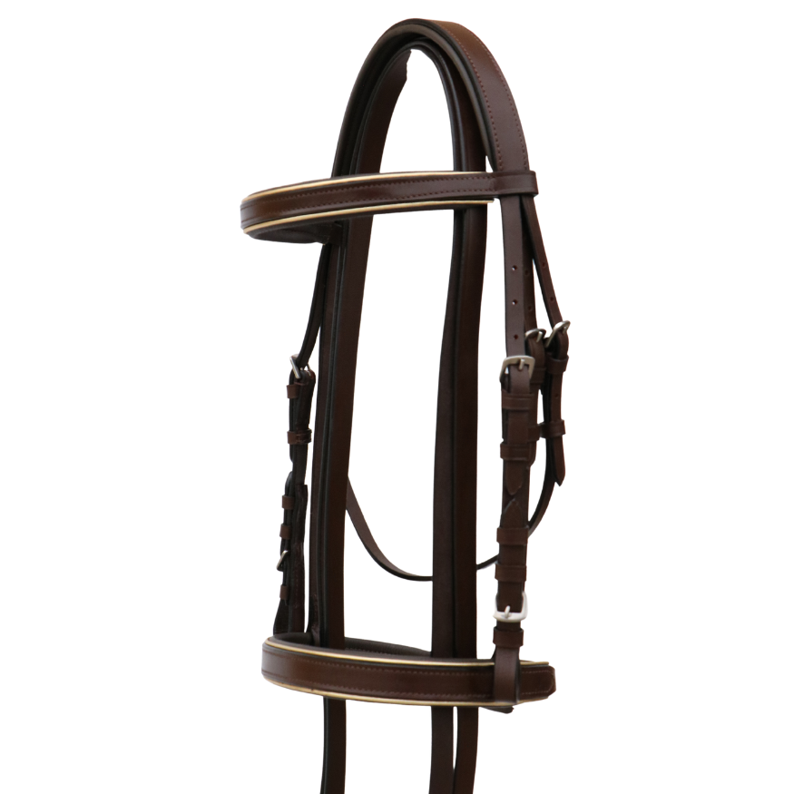 Piped Cavesson Bridle