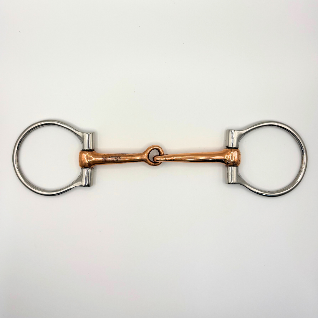 Western D Ring Copper Snaffle