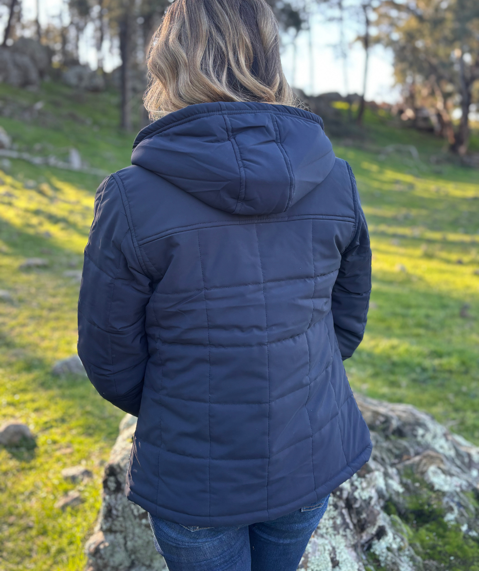 Newmarket Sierra Women’s Puffer Jacket – Navy