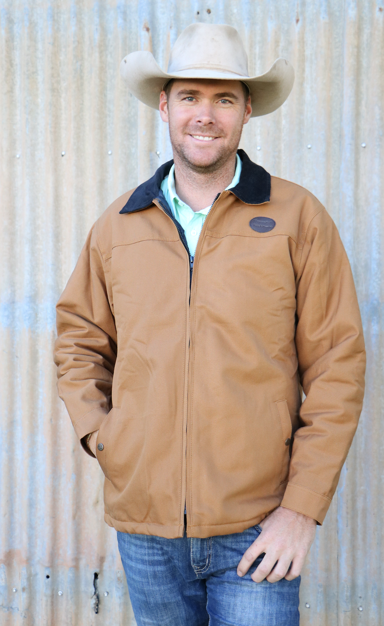 Newmarket's Town & Country Canvas Fleece Lined Scott Jacket
