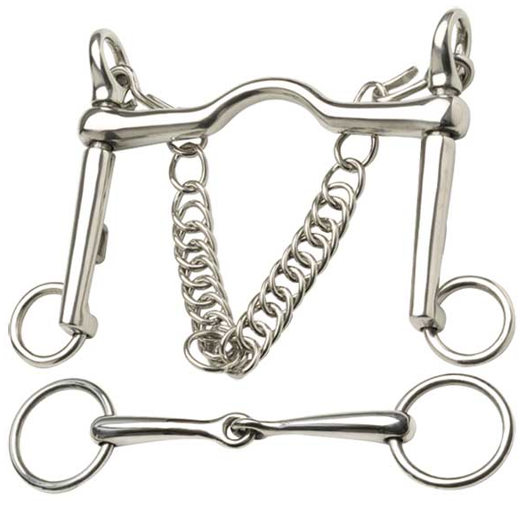 Sliding Weymouh & Ring Bradoon Bit Set