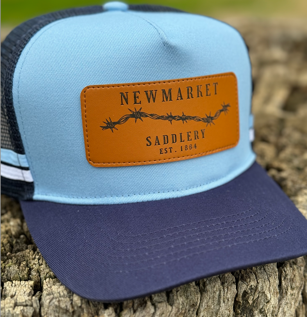 Newmarket Trucker Cap - Navy/Light Blue