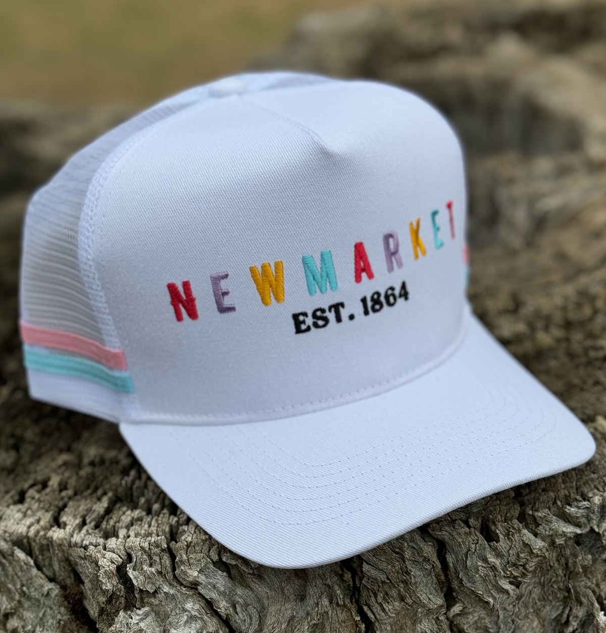 Newmarket Trucker Cap - Pastel Rainbow