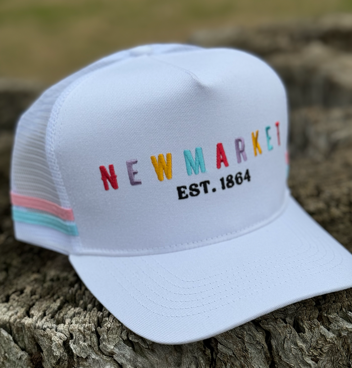 Newmarket Trucker Cap - Pastel Rainbow