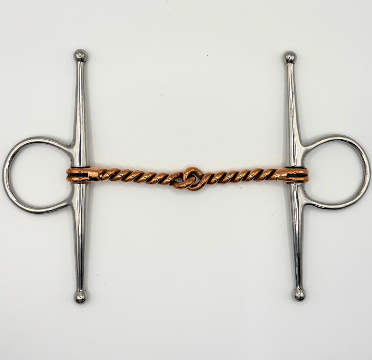 Twisted Copper Full Cheek Snaffle