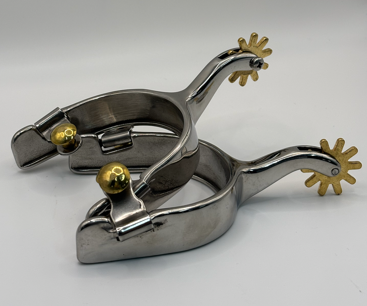 Stainless Steel Campdraft Spurs