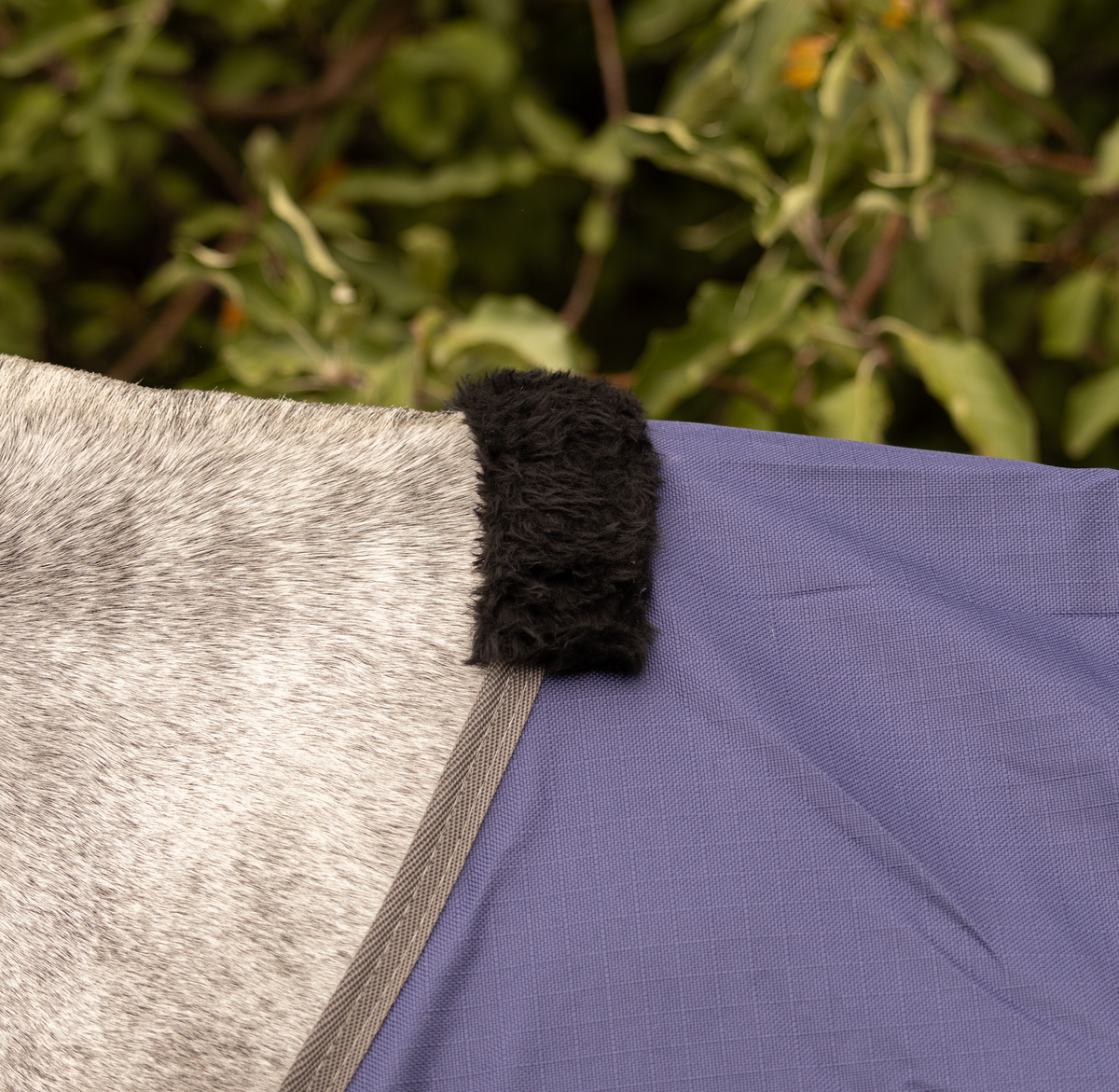 1200 Denier Rain Sheet Rug – Navy/Grey
