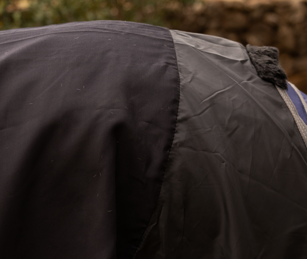 1200 Denier Rain Sheet Rug – Navy/Grey