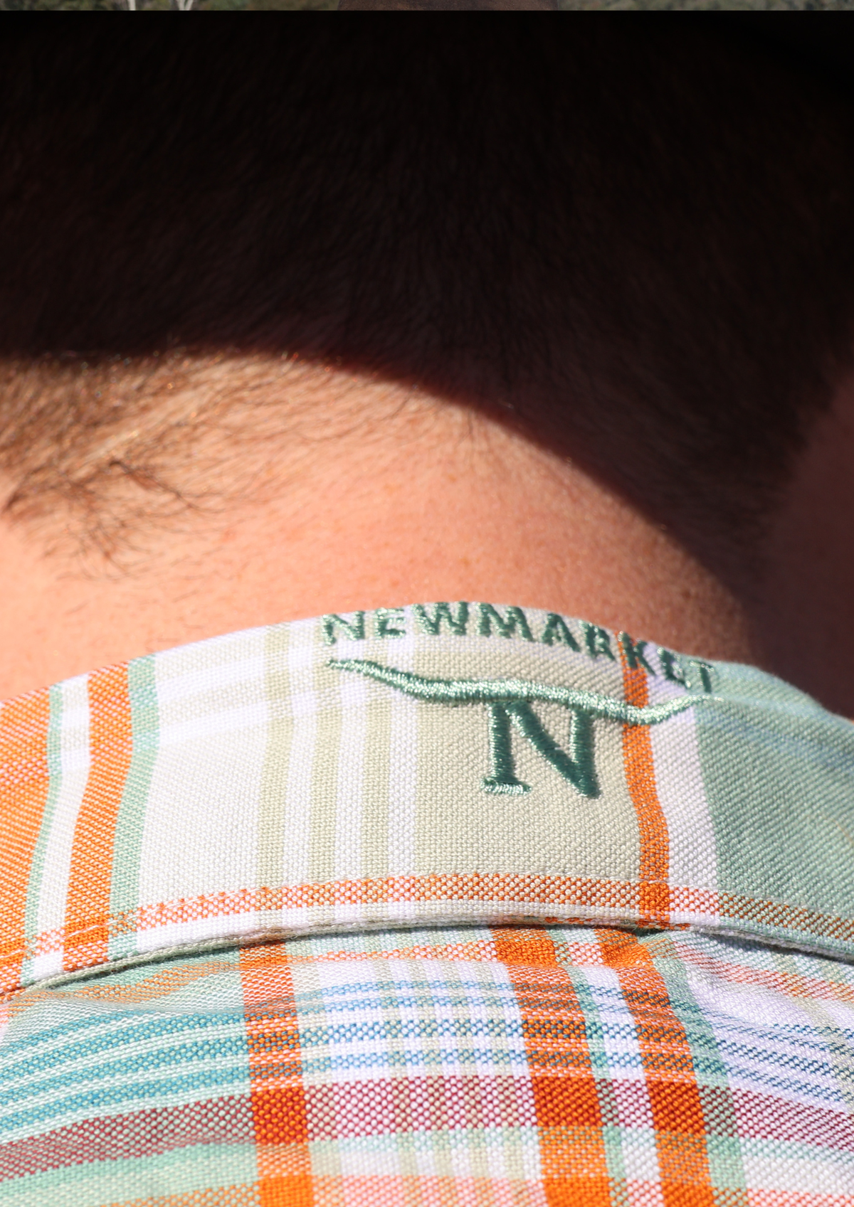 Newmarket Men’s 100% Australian Cotton Shirt – Mint/Rust