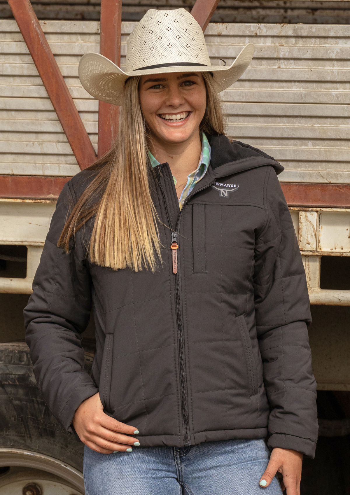 Newmarket Sierra Women’s Puffer Jacket – Charcoal
