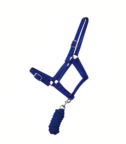 Oxford Super Strong Web Headstall with Cotton Large Clip Leads