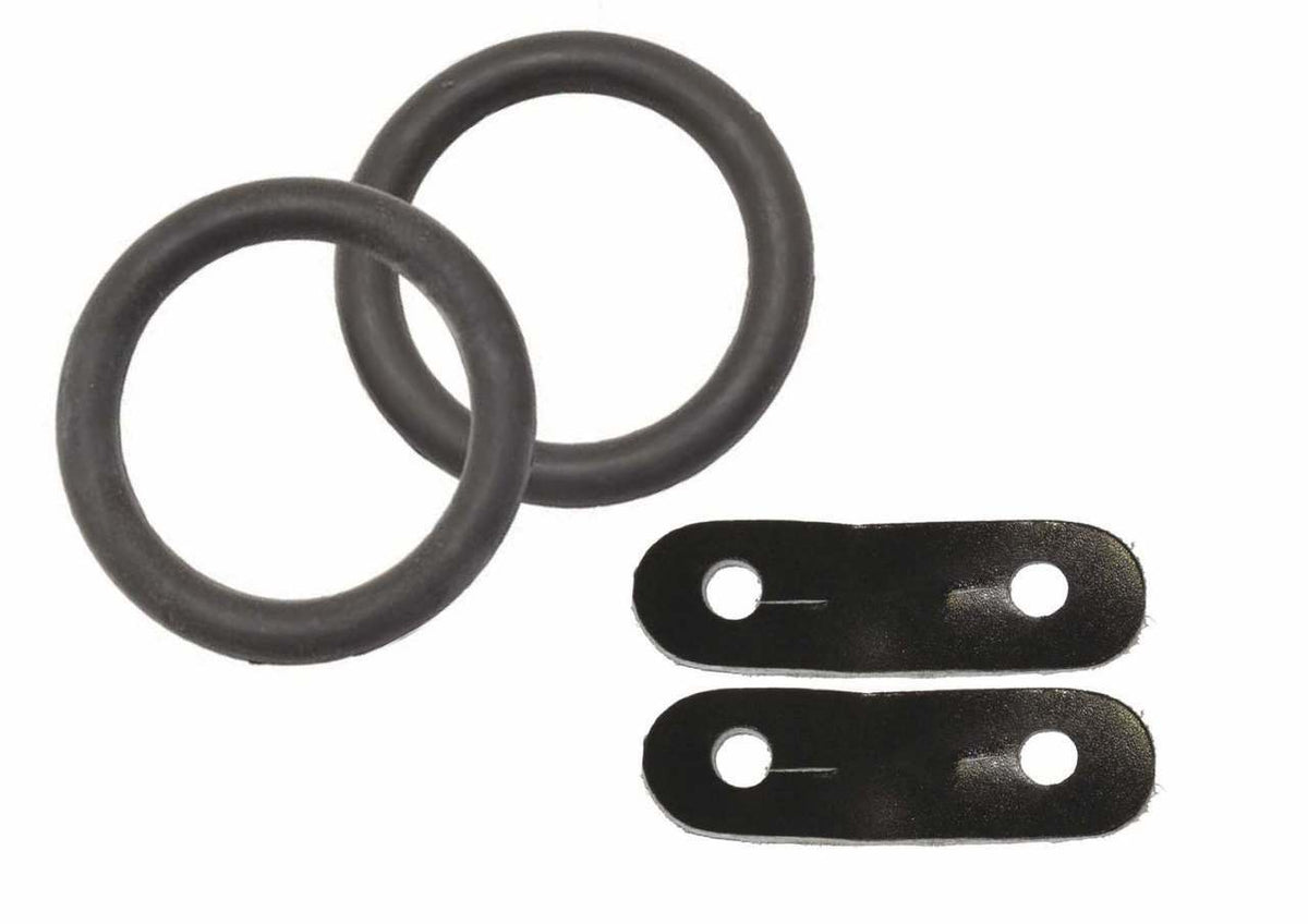 Spare Peacock Iron Rubbers & Leather Straps