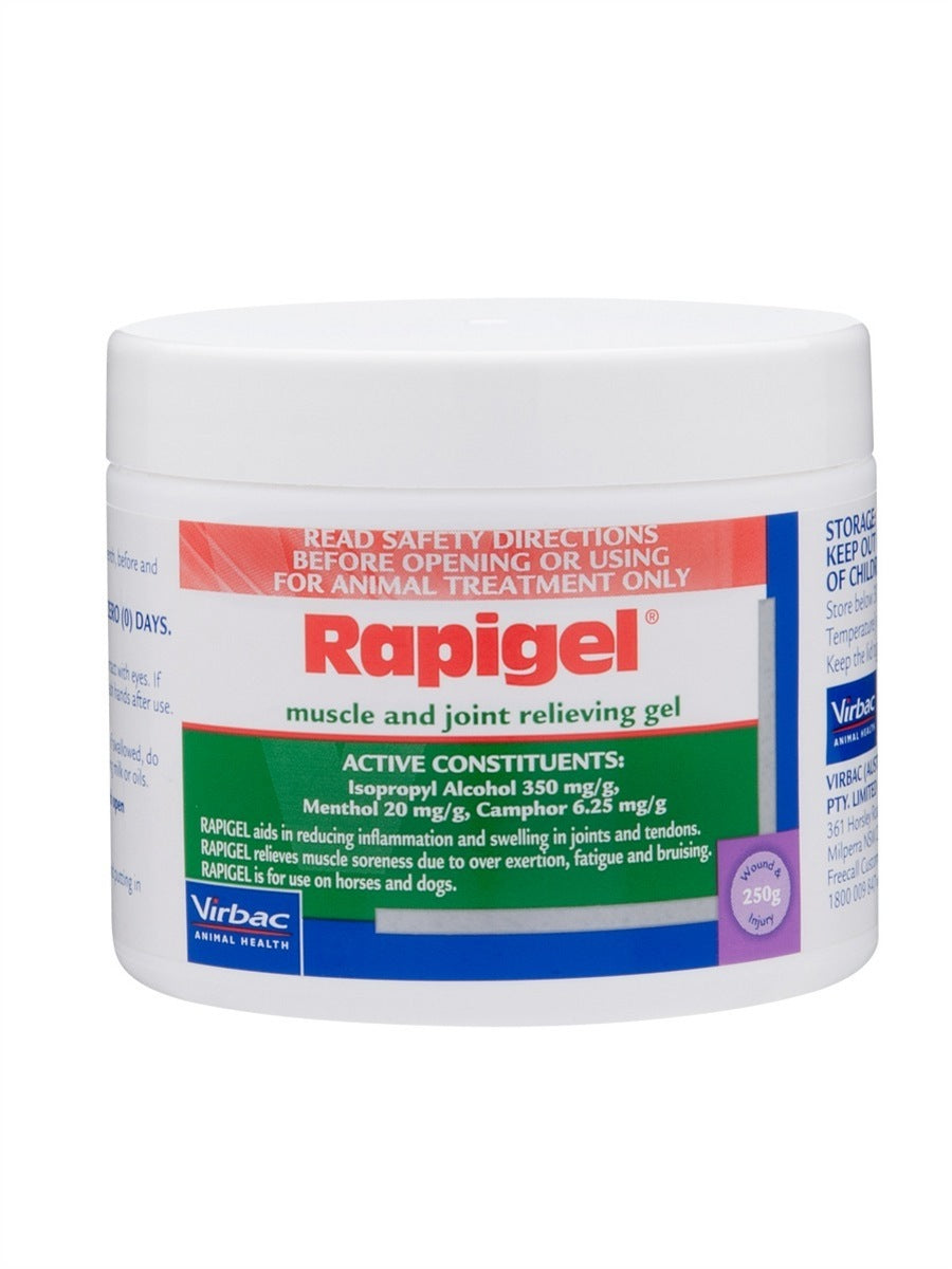Virbac Rapigel Muscle and Joint Relieving Gel - 250g Tub