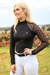 Kensington Equestrian Emery Long Sleeve Lace Show Shirt