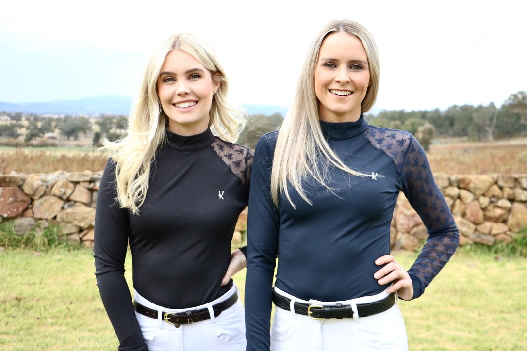 Kensington Equestrian Emery Long Sleeve Lace Show Shirt