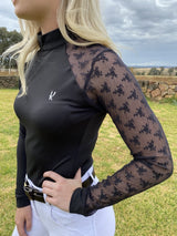 Kensington Equestrian Emery Long Sleeve Lace Show Shirt