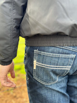 Newmarket Longreach Uni-Sex Bomber - Charcoal