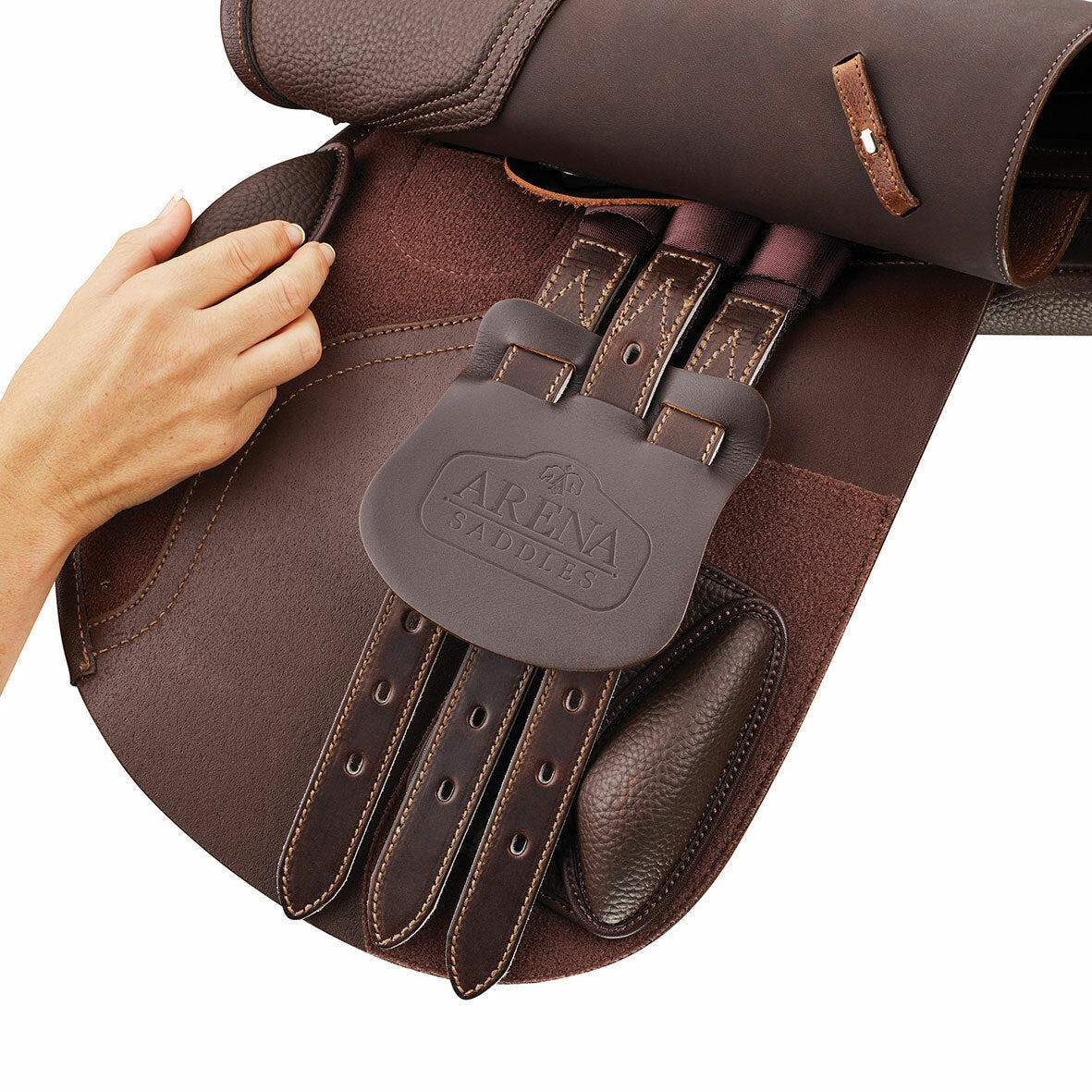Arena Leather Jump Saddle
