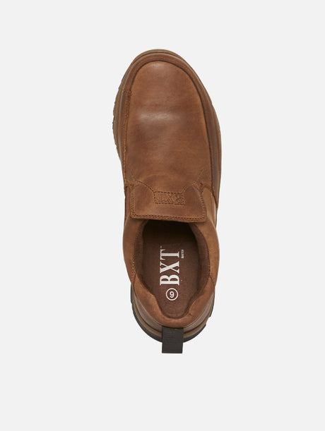 Baxter Mens Kickback Leather Slip On Shoe