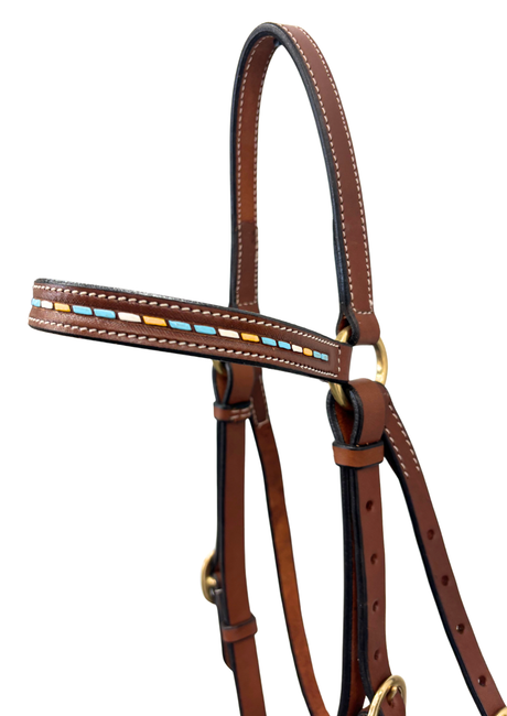 Calgary Hand Painted Browband Barcoo Bridle #N-203